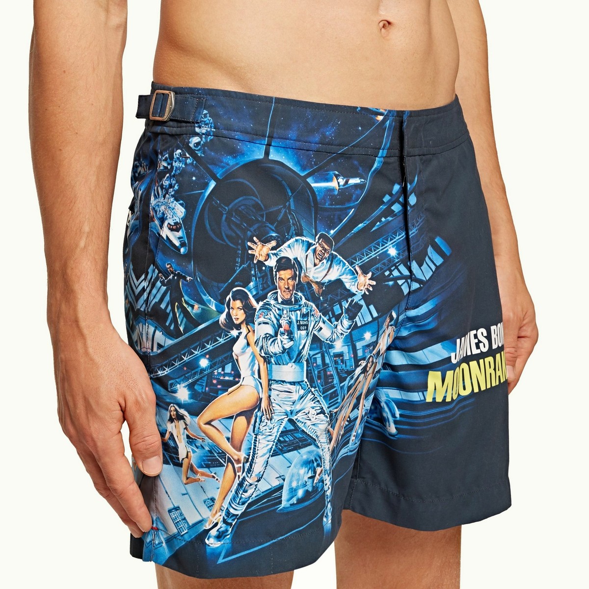 James Bond Orlebar Brown BULLDOG 007 Moonraker Mid Length Swim