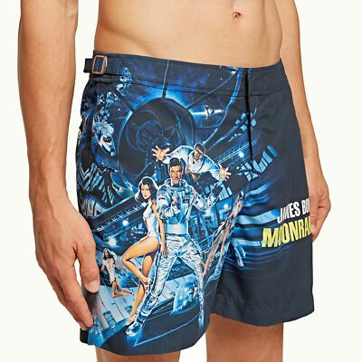 James Bond Orlebar Brown BULLDOG 007 Moonraker Mid Length Swim
