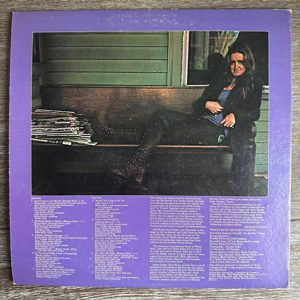 Bonnie Raitt/Give It Up/米Warner1976年プレス Bonnie Raitt – Give It Up | Releases | Discogs