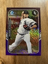 FRANKIE MONTAS 2015 Bowman Chrome The Farm's Finest PURPLE SHIMMER MINI #165/250