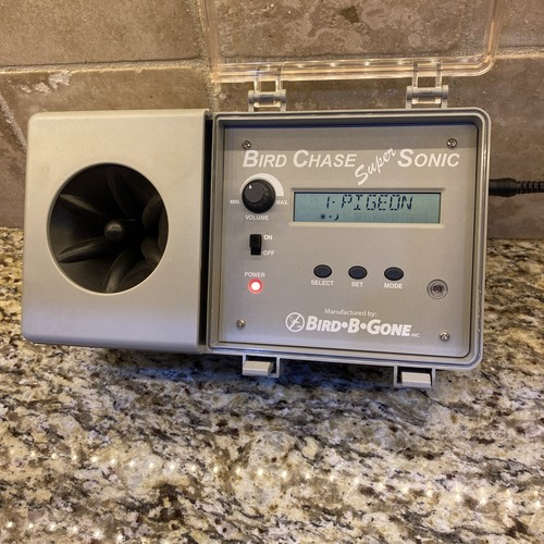BIRD B GONE MMIB50 Bird Chase Super Sonic Deterrent Repeller Tested!