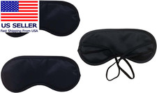 3Pcs Comfortable Soft Sleep Eye Mask Shade Cover Lightweight Sleeping Blindfold