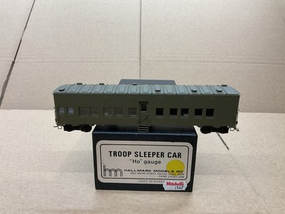 PUNZE MODELLE HO SCALE MESSING PERSONENWAGEN WAGGON TRUPPENSCHLAFWAGEN SCHÖN!