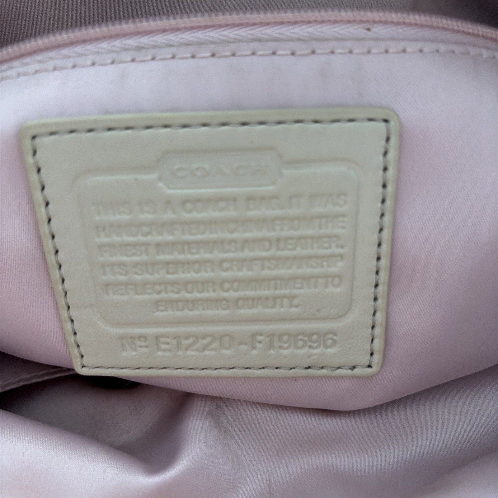 COACH Exotic Swagger Python Embossed Leather  Zip… - image 1