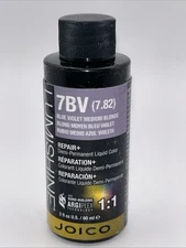 Joico LumiShine Demi-Permanent Liquid Hair Color 7BV 7.82 BLUE VIOLET MED BL 2oz