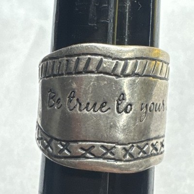 Silpada Ring Sterlingsilber 0,925 Silber Be True to Your Dreams R1820 Größe 8