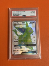 Espeon GX SV60/SV94 Hidden Fates Shiny Vault Holo PSA 10