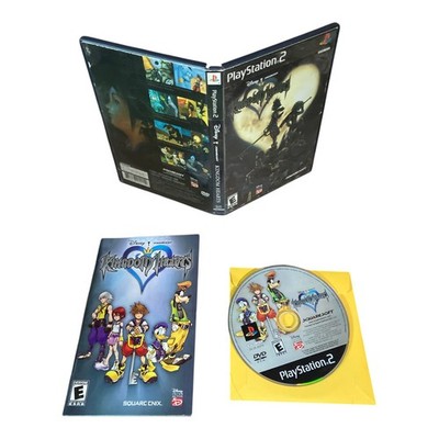Sony PlayStation 2 PS2 CIB COMPLETE TESTED Kingdom Hearts 2002 BL