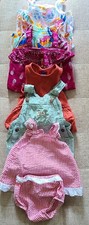 Baby Girl Summer Clothing Lot 18 M Romper Overalls Dress Carters Oshkosh  More