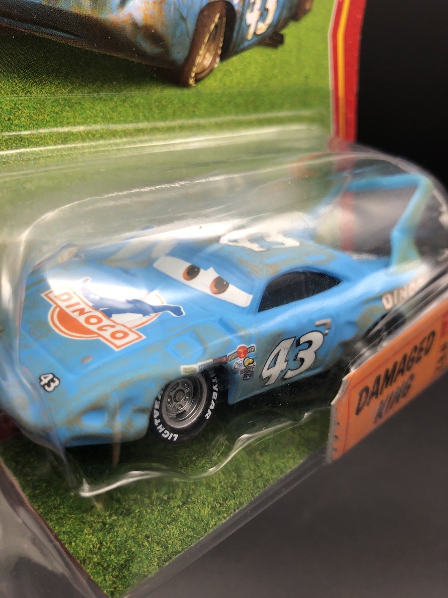 Disney Pixar Cars Damaged King Strip Weathers Piston Cup 1:55