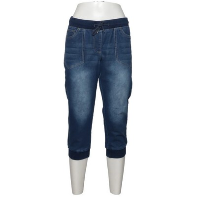 Janina Denim, Dreiviertelhose, Größe: 38, Blau, Einfarbig, Denim, Damen #5B7