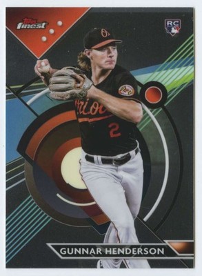 2023 Topps Finest #100 Gunnar Henderson RC - Rookie Card Orioles NM-MT  ID:47734