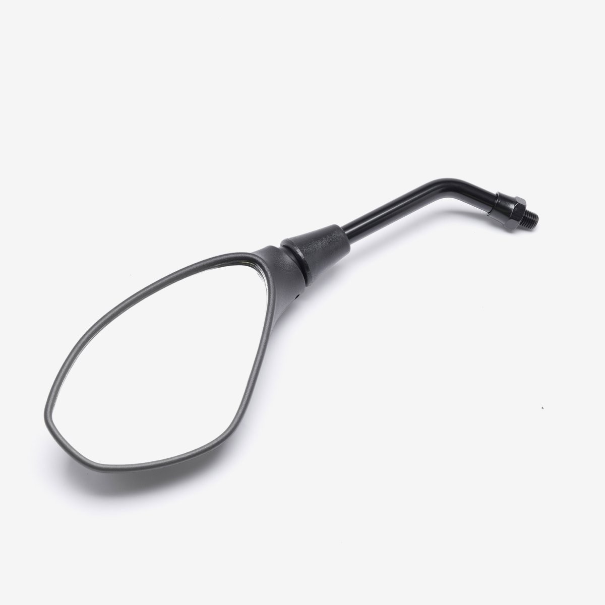 Left Mirror for KY500X-E5 Side Mirror Black Street Motorcycle Side View Screw-On