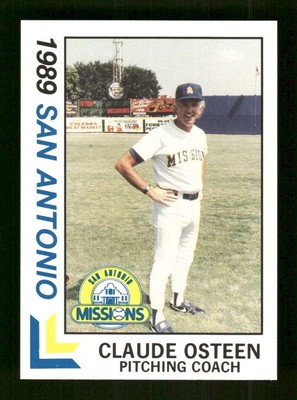 1989 Best San Antonio Missions 26 Claude Osteen PC BXCP28