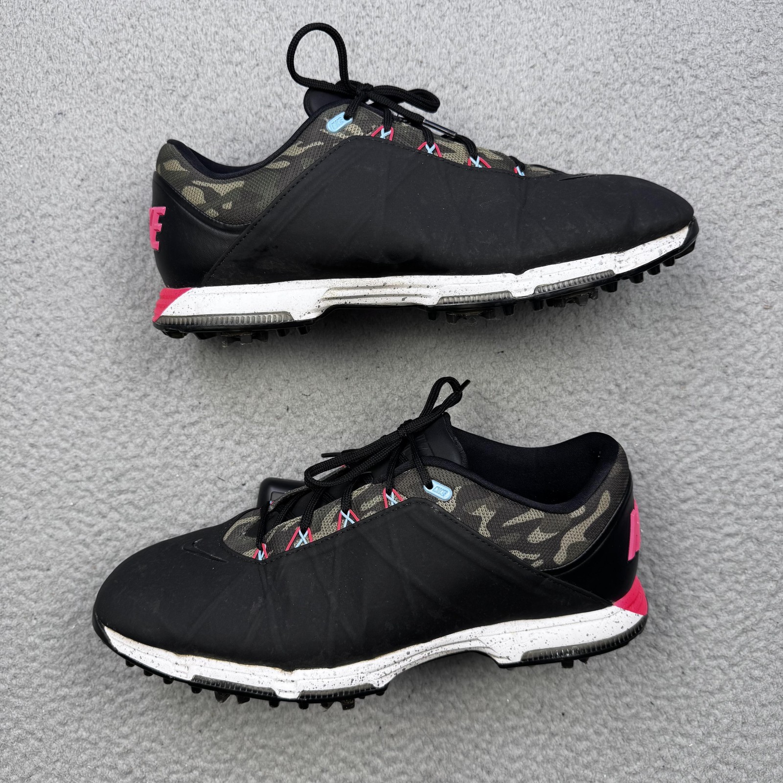 Mens Size 11.5 Wide Black Pink Camo 861458-003