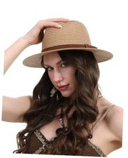 Sun Hats for Women UV Protection,Beach Hats for Women Wide Brim Medium Khaki