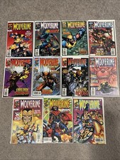 Lot of 11 WOLVERINE MODERN AGE MARVEL CLASSIC Comics 121, 124-130, 142, 146, 149