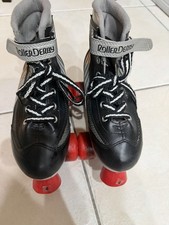 Roller Derby Firestar Boys Roller Skates - Black and Red Boys Size 4