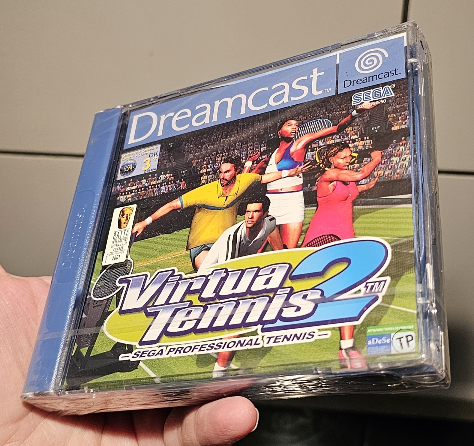 Jeu Virtua Tennis 2 - SEGA Dreamcast - PAL FR - Neuf & Scellé