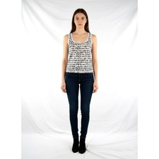 Intimissimi Più Canotta Donna Nero Bianco S Top Intima Basic Elasticizzata