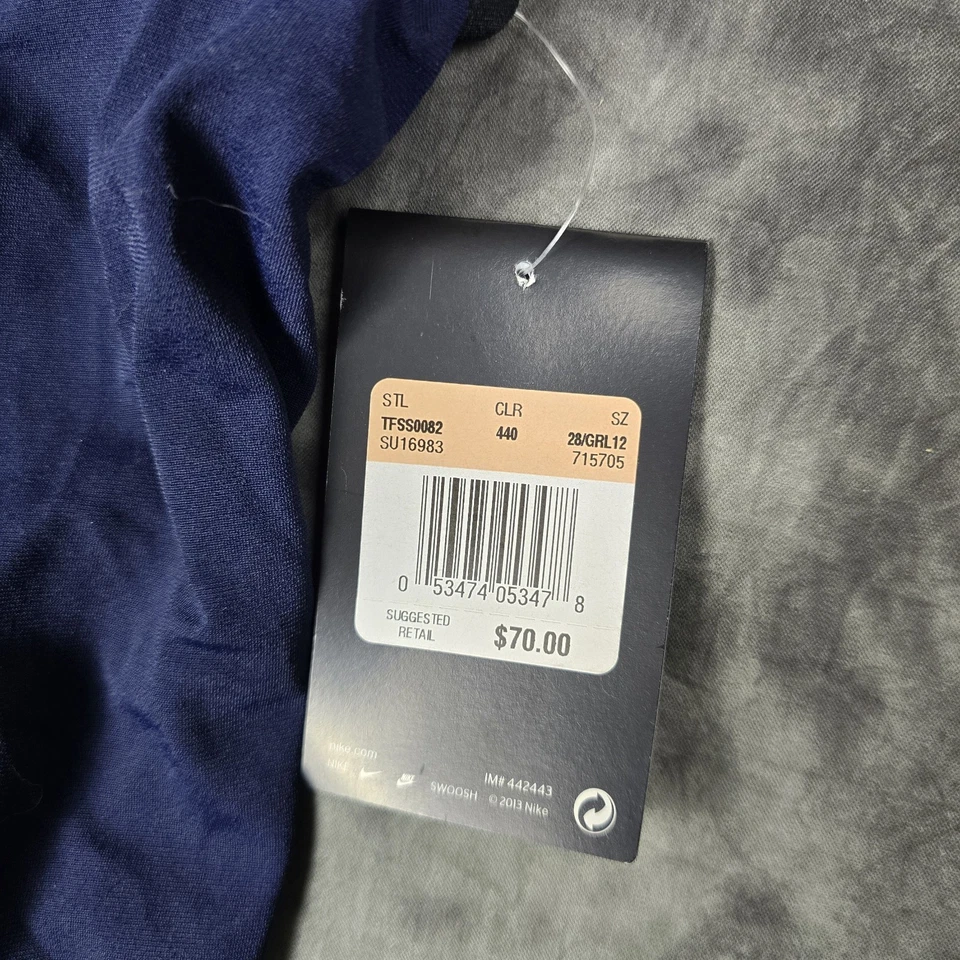 Traje de baño Nike Poly Core espalda rápida talla 28/niñas 12 emitido por el equipo Virginia Cavaliers Foto 4 de 4