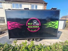 Food Trailer Catering Van Burger & Sweets