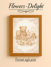 NURSEY BABY BEDROOM  A4 PRINT POSTER PICTURE WALL ART HOME DECOR  GIFT NEW