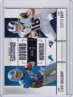 2017 Panini Contenders - Kenny Golladay/Cooper Kupp Round Numbers (RC) #RN-14