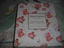 Juicy Courure Rosewater Scented Body Care Duo. Body Wash And Body Lotion. New