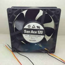 Sanyo 9G1224H1D01 DC24V 0.22A 12038 12cm 3-wire cooling fan