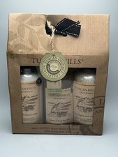 Tuscan Hills Vanilla Almond Body Care Gift Set; Bath Salt-Body Lotion-Body Wash