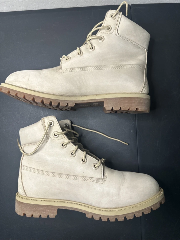 Timberland Premium 6 pulgadas Bota Big Kid Talla 7 Angora Foto 3 de 4
