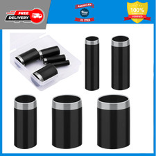 5 Sizes Round Hole Punch, Hollow Punch Cutter Tool Set with 5 pcs, Black