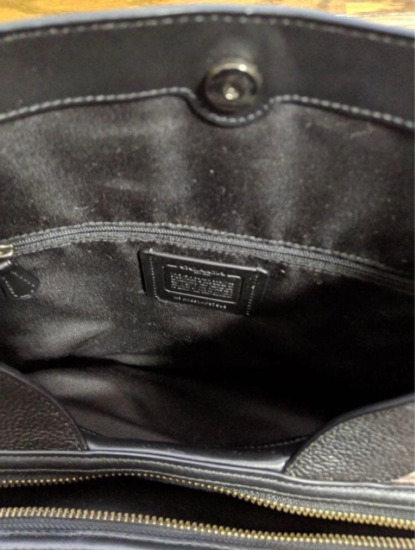 Coach Black Python Pattern COACH Shoulder Bag - image 4