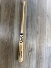 2017 Nick Hundley MLB authenticated autographed Rawlings 33 inch ash wood bat