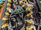 Huge Vintage Collection Of Glass /Real Stones & Faux Stone Lot -Necklace -Etc. — photo 7