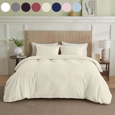 Super Comfy Affordable Solid Duvet Cover King