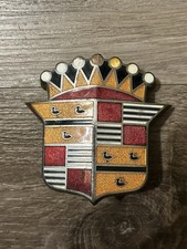 1948 -1949 Cadillac Trunk Crest Emblem Ornament Original Oem Vintage 1948 -1949 Cadillac Trunk Crest Emblem Ornament Original Oem Vintage