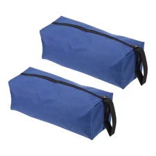 12" Zipper Tool Pouch, 2 Pack Multipurpose Tool Bag Waterproof Tote Bag Stora...