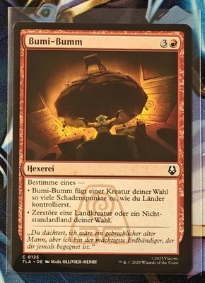 Bumi-Bumm  TLA-125 - Common - NM - Deutsch - MTG - Avatar - Bumi Bash