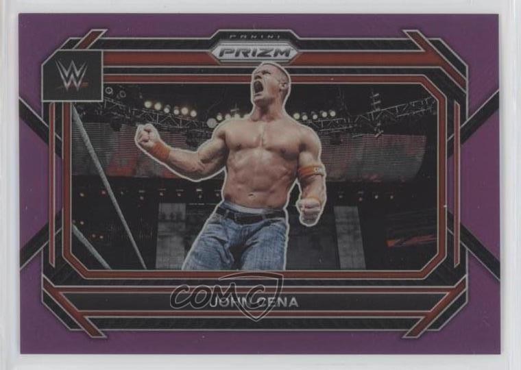 2023 Panini Prizm WWE Purple Prizm 49/149 John Cena #54 g2u