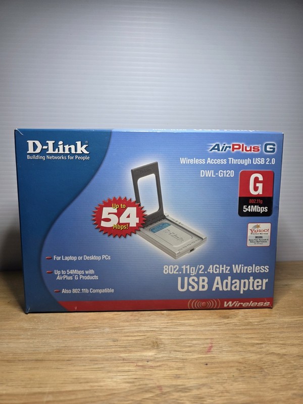 D-link AirPlus G DWL-G120 (790069261879) Wireless Adapter