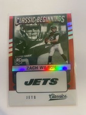 2021 Panini Classics - Classic Beginnings Zach Wilson #CB-ZW Red /50 (RC)