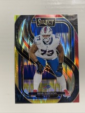 2024 Panini Select - Premier Level Dion Dawkins #152 Red & Yellow Shock Prizm