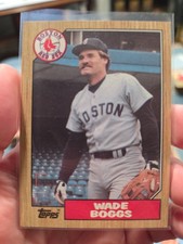 1987 Topps #250 Wade Boggs Boston Red Sox