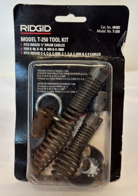 #ad Ridgid Model T 250 Tool Kit 48482 for 3 8” Drum Cables ***DAMAGED READ*** #5 $34.99