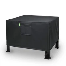 Fire Pit Cover Square â€“ Heavy Duty Outdoor Firepit Cover, Full Coverage Pat...