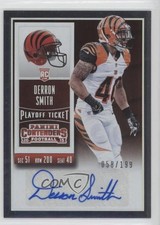 2015 Panini Contenders Rookie Playoff Ticket 58/199 Derron Smith (Base) Auto 4k8