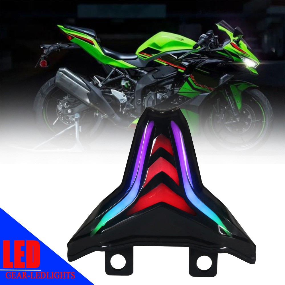 For 2019-2023 ZX6R ZX4R ZX10R Ninj400 Integrated LED Tail Light
