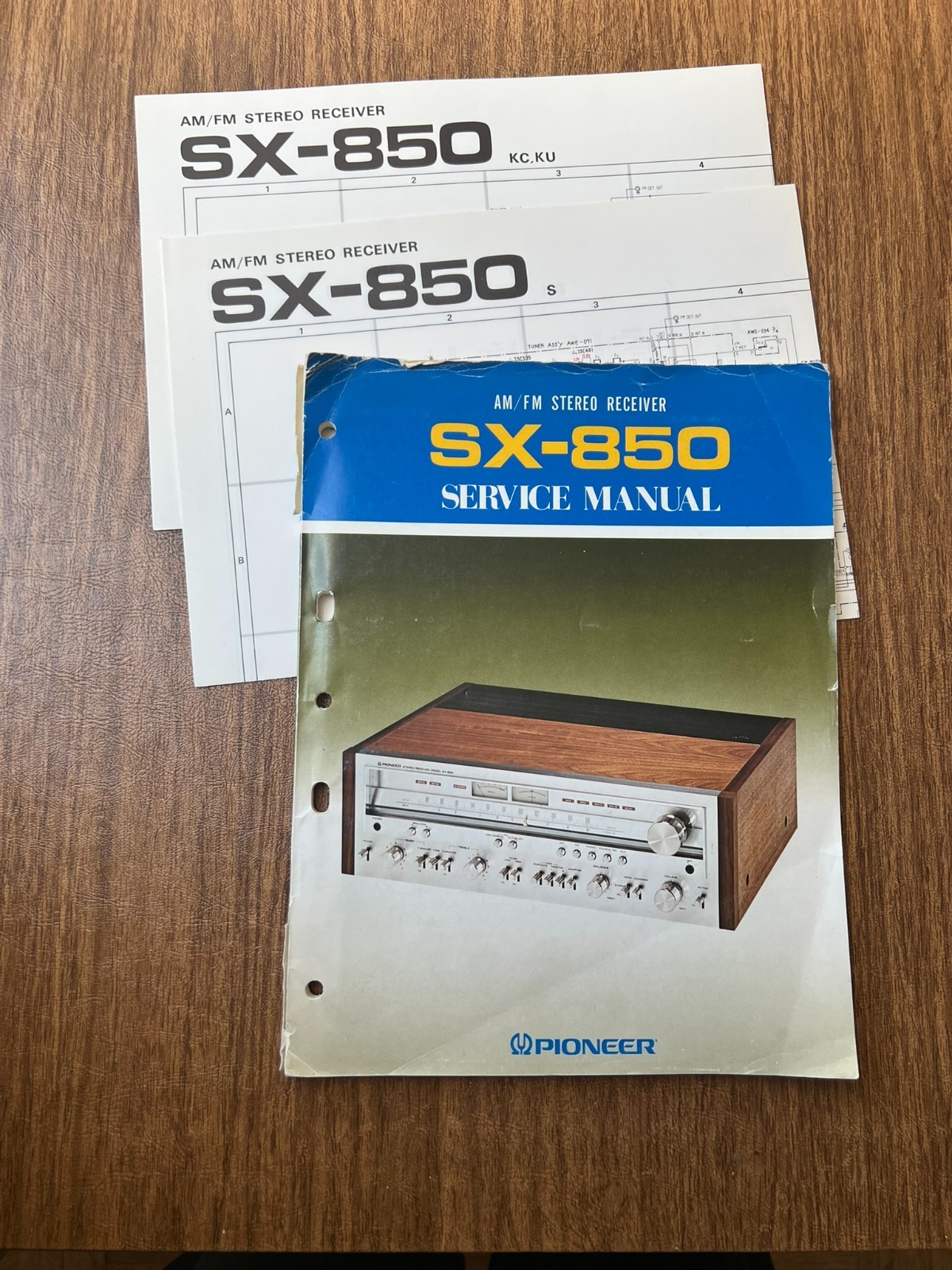 Original PIONEER SX-850 RECEIVER Service Manual / Schematics